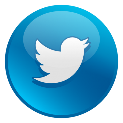 Twitter Glossy Social Icons Png PNG Images