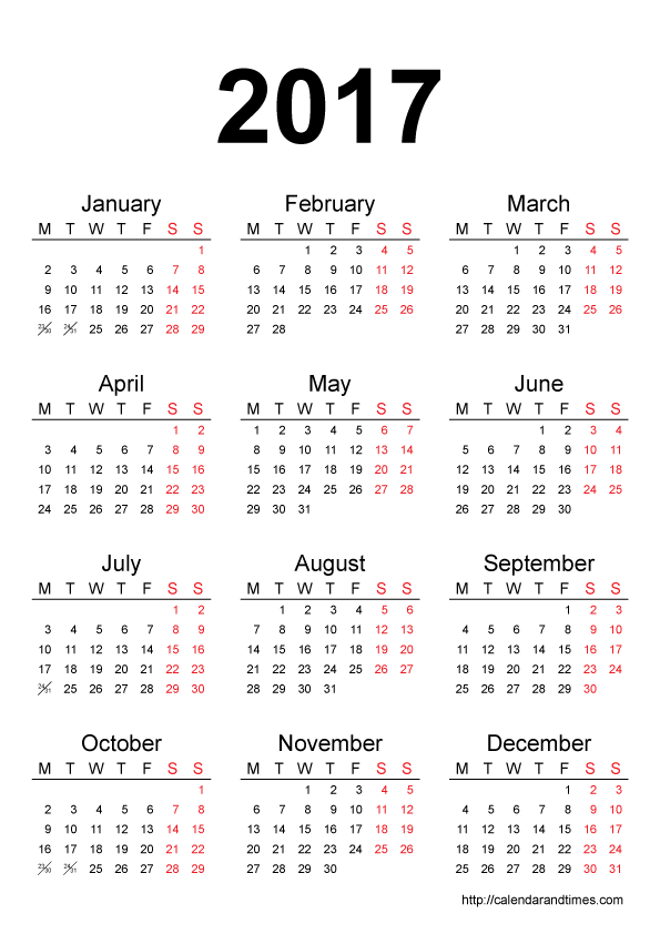 Calendars Archives Blank Calendar Design 2017 Png - 3681 - TransparentPNG