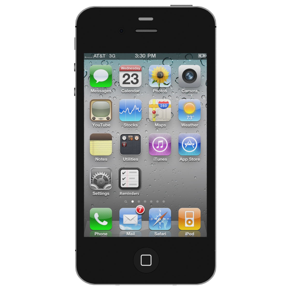 Black Apple Iphone 4s Hd Image PNG Transparent Background 1200x1200px ...