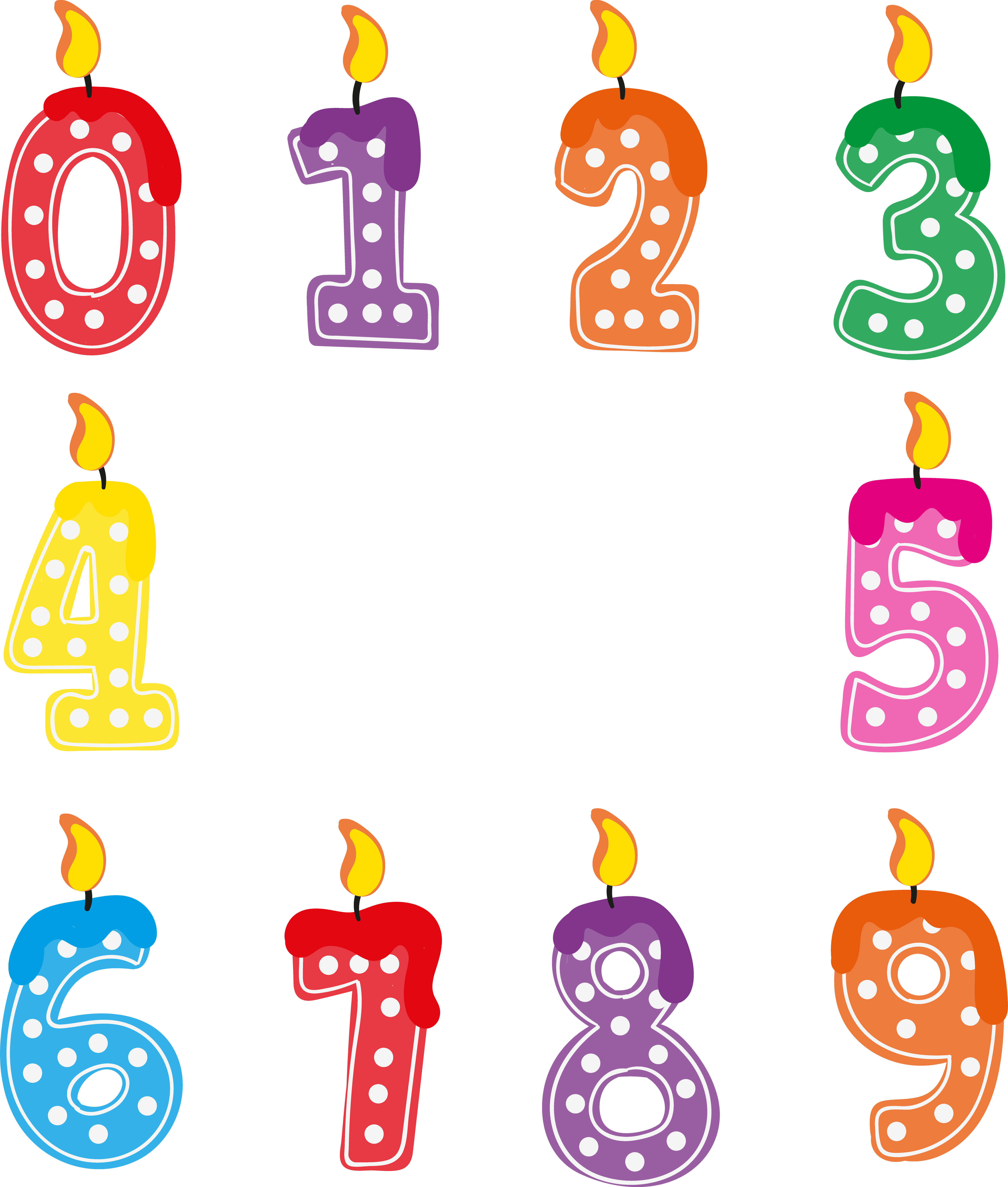 08JMMw Birthday Candle Number Clipart Png Photos 