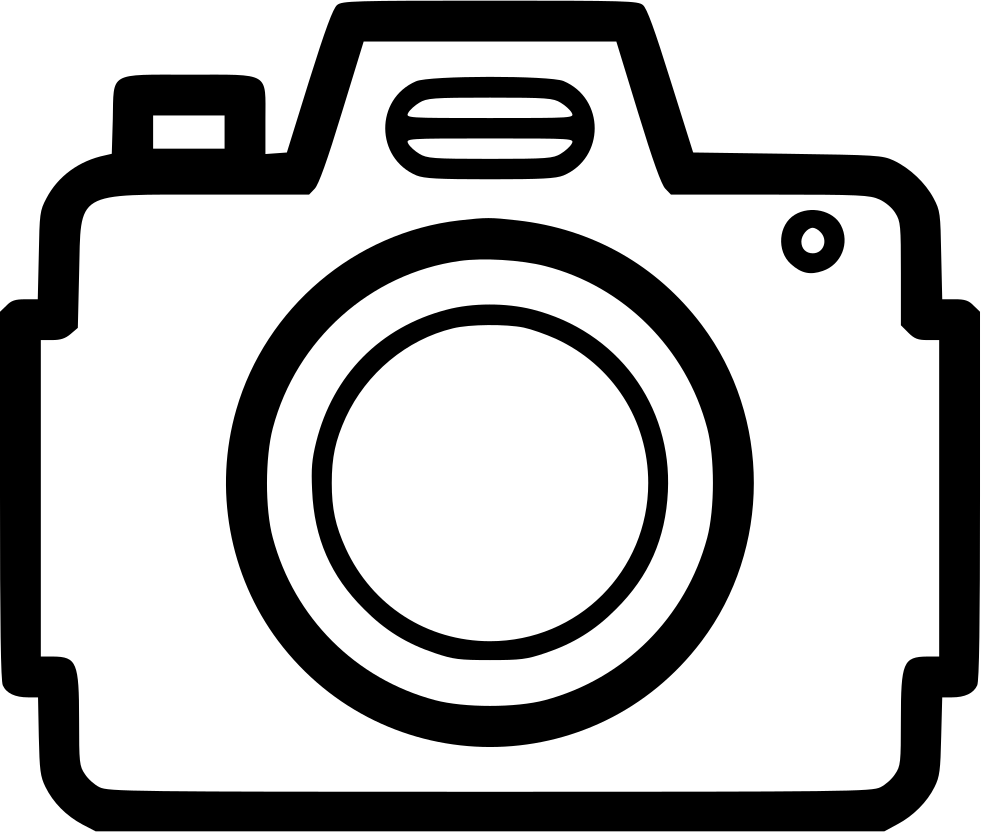 Lens Drawing Clipart - Dslr Camera Png Logo Transparent Png (#2507298) -  PikPng