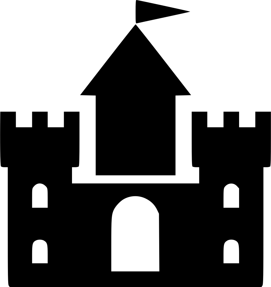 Castle Svg Icon Free Download PNG Transparent Background 926x980px