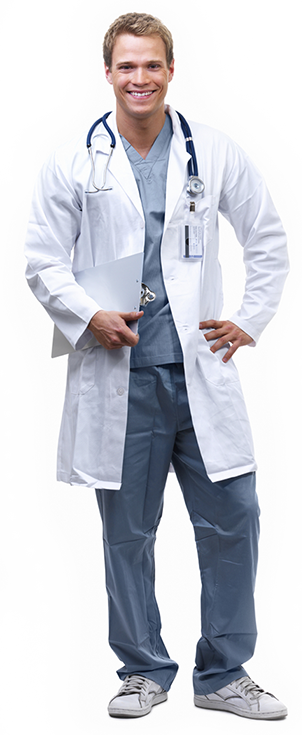 American Male Doctor Free PNG Transparent Background 302x735px ...