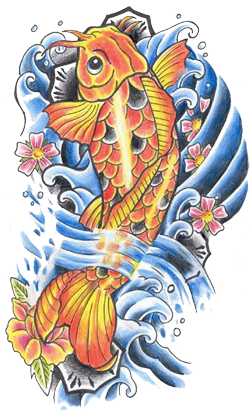 Fish Tattoos Vector PNG Transparent Background 250x415px - Filesize ...