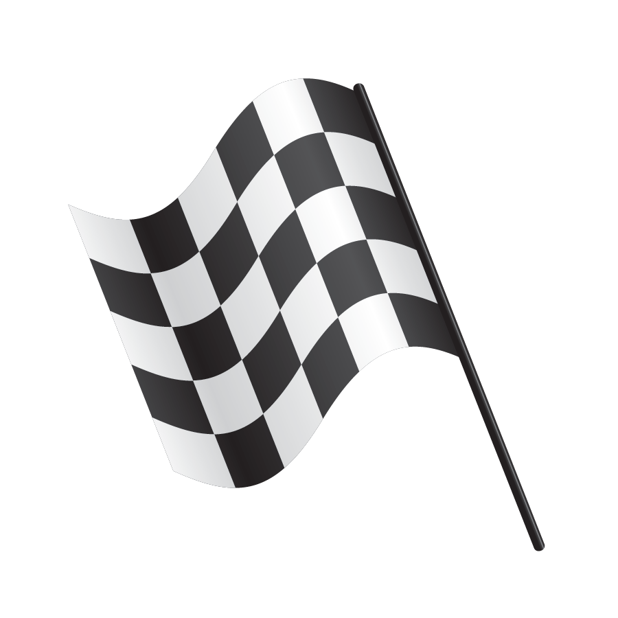 Black And White Checkered Flag Clipart PNG Transparent Background ...