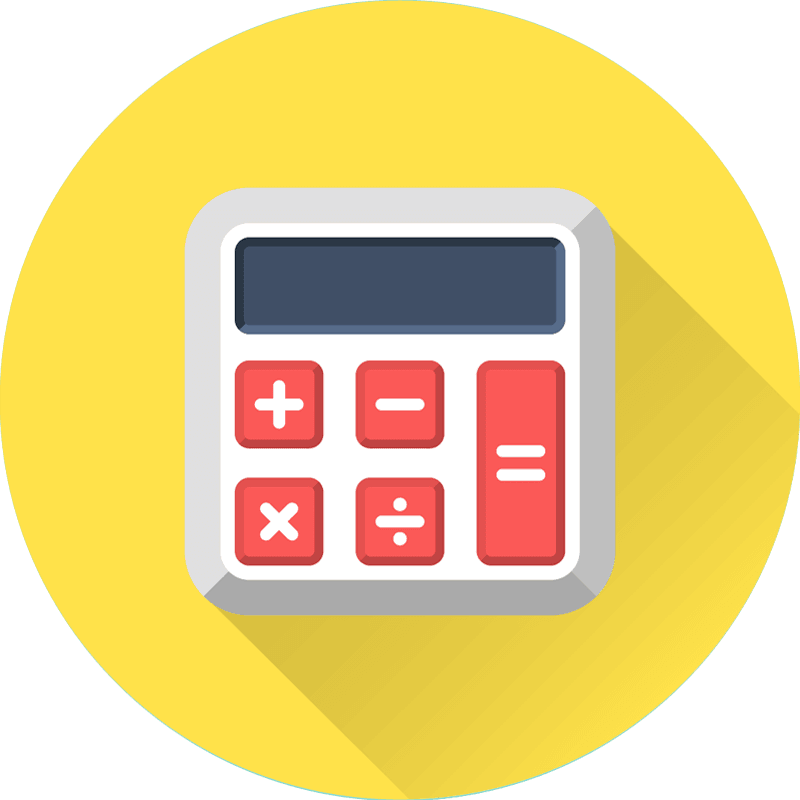 Yellow Calculator Logo Icon Math Photo Free Download PNG Transparent ...