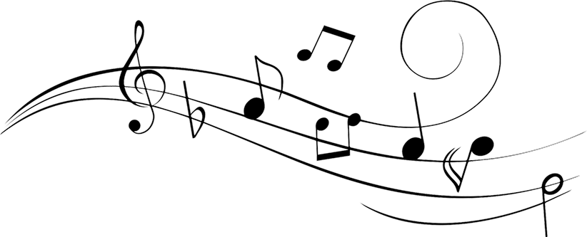 Music Notes Hd Wallpaper PNG Transparent Background 822x333px ...