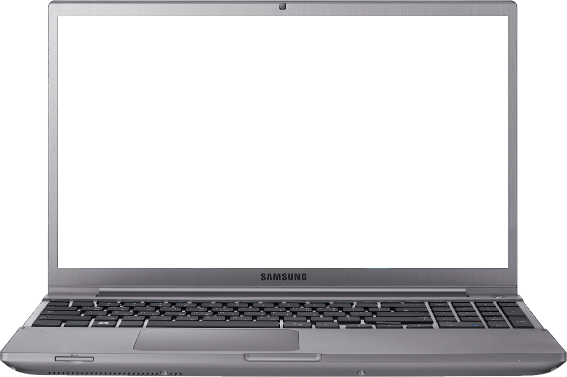 White Screen Gray Samsung Laptop Png 33683 TransparentPNG