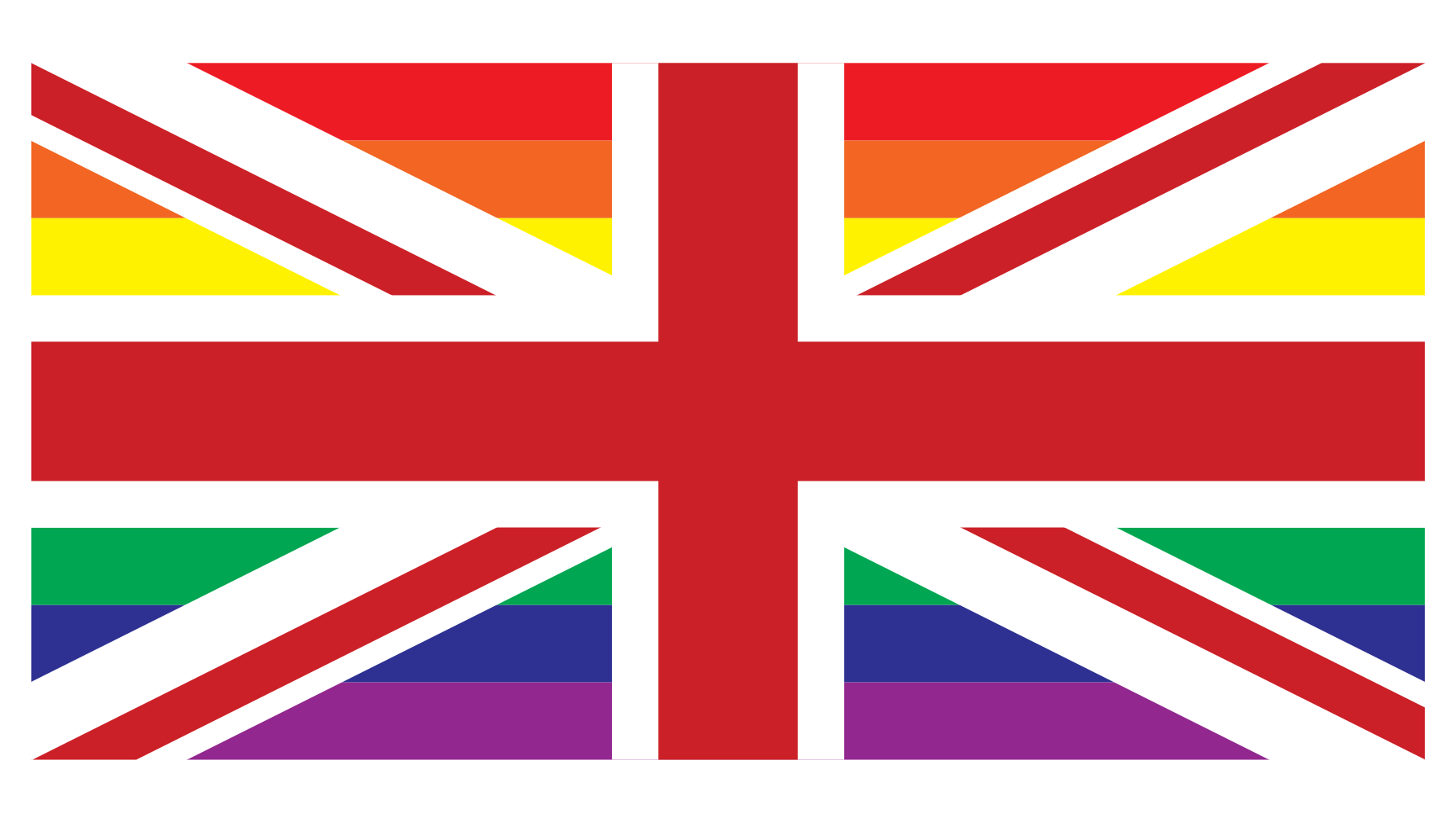 Static Rainbow Union Flag PNG Transparent Background 1787x1009px ...