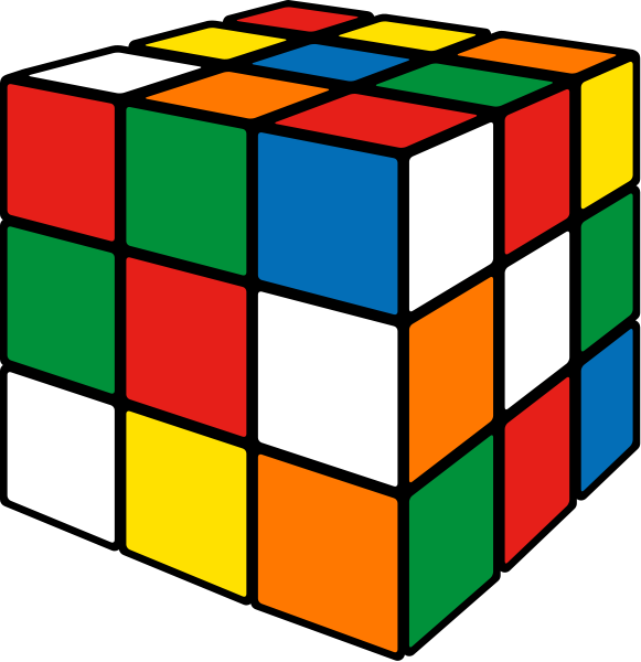 Complex Rubiks Cube Clipart Png Transparent Background 581x600px