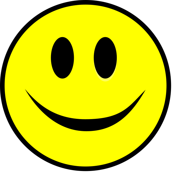 Yellow Simple Smiley Clipart PNG Transparent Background 600x600px ...