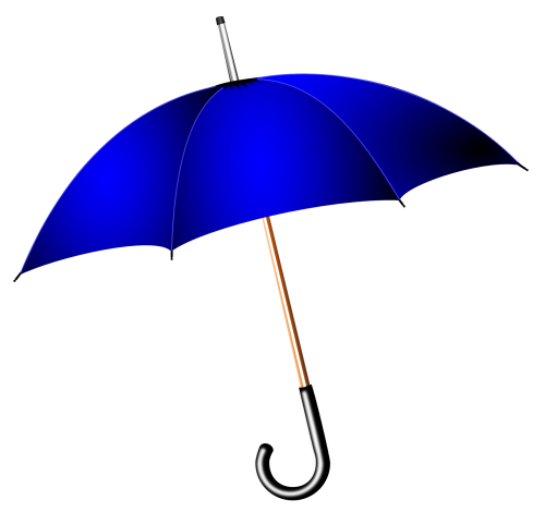 Umbrella Blue Cut Out PNG Transparent Background 500x470px - Filesize ...