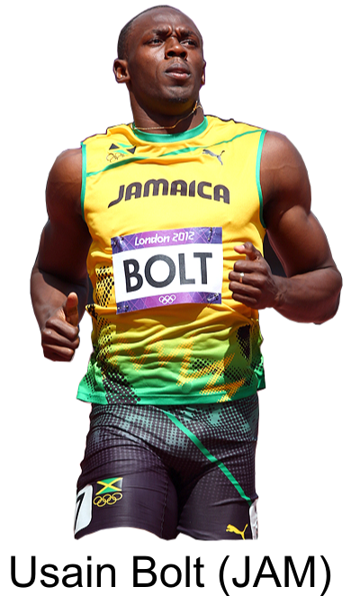 Usain Bolt Free Download PNG Transparent Background 400x662px ...