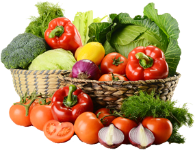 All Fruits And Vegetables In Basket PNG Transparent Background ...
