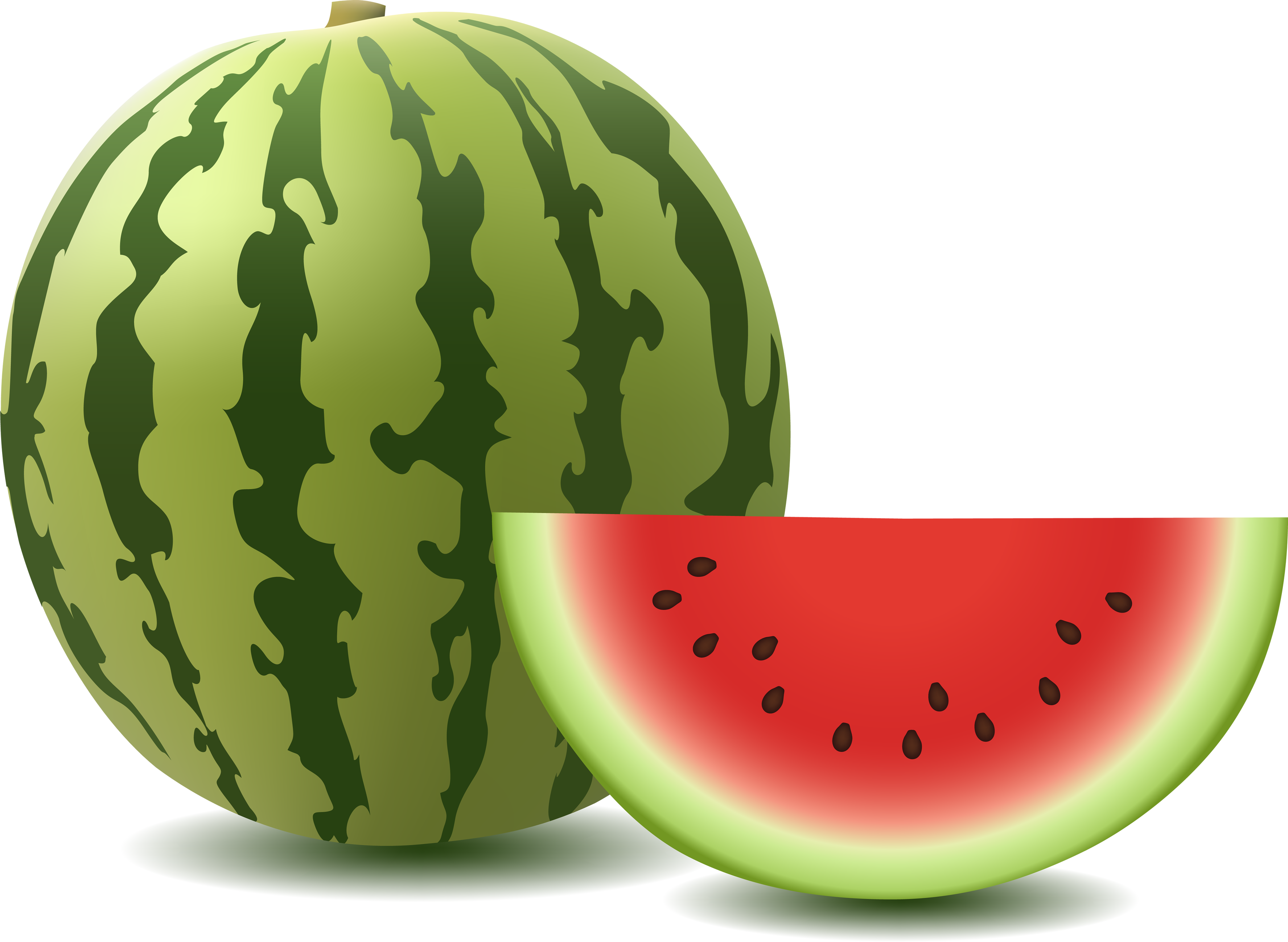 Watermelon High Quality PNG Transparent Background 3551x2599px