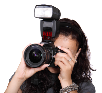 Woman Taking Photo With Digital Camera Png Image PNG Images
