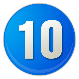 Blue 10 Numbers Photo Png PNG Images