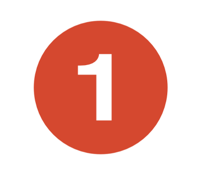 Red 1 Numbers Free Transparent PNG Images