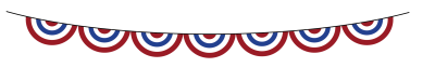 4th Of July Border Decoration Clipart PNG Images