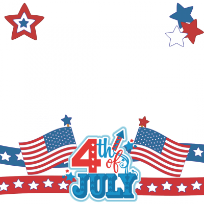 4th Of July Photo Frame Transparent Png PNG Images