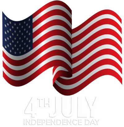 4th Of July Png Wavy American Flag PNG Images