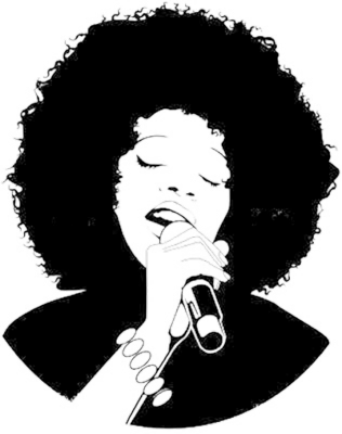 Afro Singer Png Vectory PNG Images