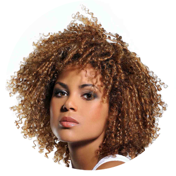 Curly, Auburn Afro Hair Png PNG Images
