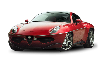 Alfa Romeo Red Sport Car Image PNG Images