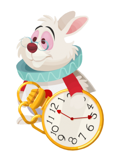 White Rabbit Alice Png PNG Images