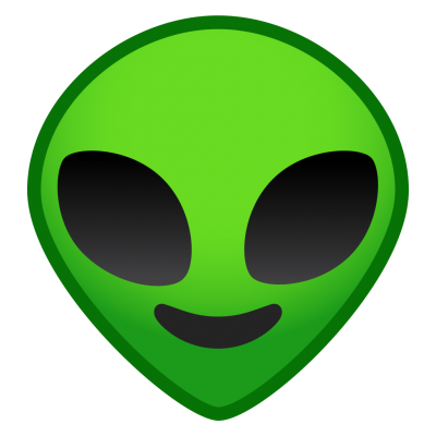 Smiley Green Alien Emoji Transparent Png PNG Images
