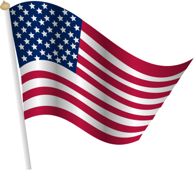 Clipart American Flag PNG Images