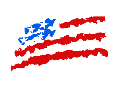 Waving American Flag Drawing Png PNG Images