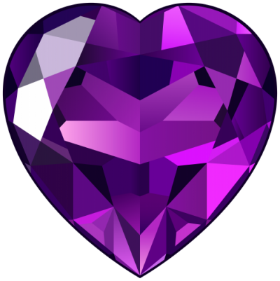 Amethyst Stone, Hearts, Lovers, Stone Png PNG Images