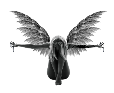 Angel, Girl, Darkness, Transparent Wings Angel PNG Images