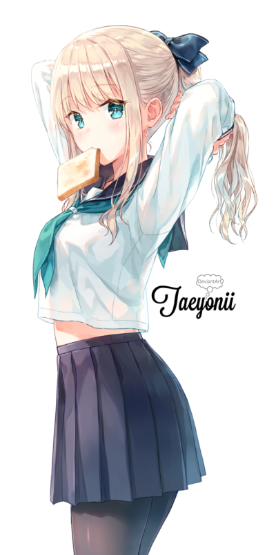Ai Generated - Anime Girl - Transparent Background 24684150 PNG