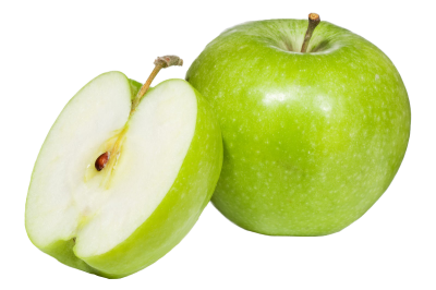 Apple Fruit Slice Green Transparent Picture PNG Images