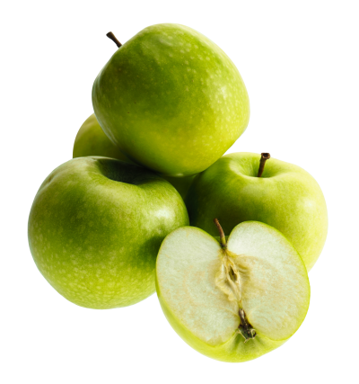 Green Apple Fruits Transparent PNG Images