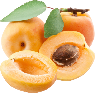  Half Apricot Png, Leafs, Core PNG Images