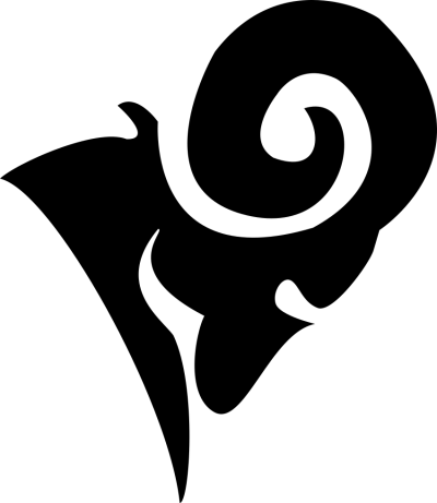 Aries Horizontal Clipart Logo, Victim, Ram Cut PNG Images