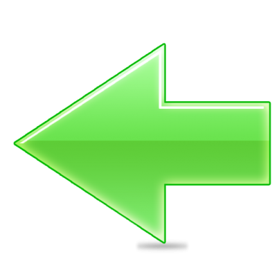Green Arrow Left Icon Png PNG Images