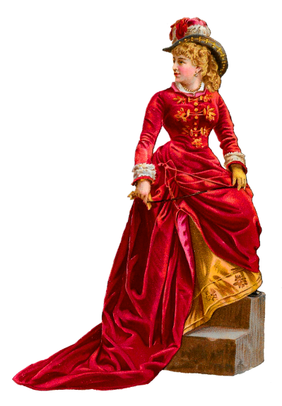 Doll In Red Dress Art Transparent Hd PNG Images