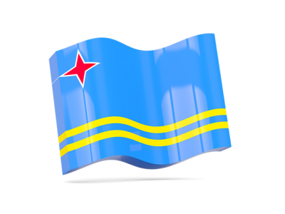 Wavy Clipart Aruba Flag Picture PNG Images