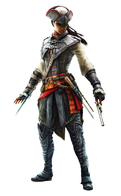 Long Haired And Armored Assassins Creed Player Clipart PNG Images