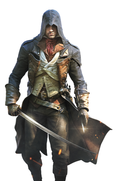 Assassinu Creed Warrior Picture With Sword In Hand Png PNG Images