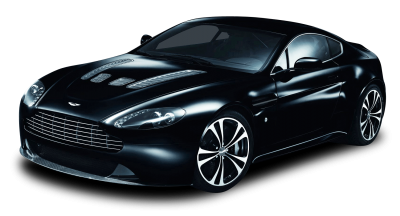Glossy Black Car Aston Martin Picture PNG Images