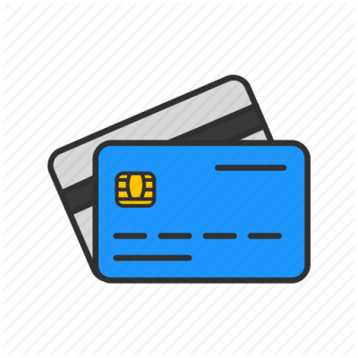 Blue Clipart Atm Card Dowland PNG Images