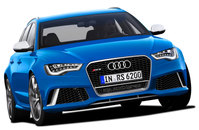 Blue Audi RS6 Png PNG Images