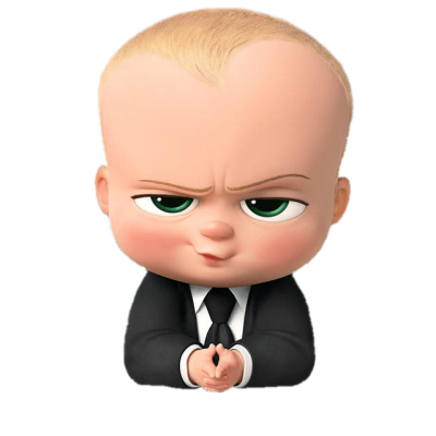 Boss Baby Angry Look Transparent Png PNG Images