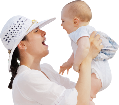 Mother And Baby Having Fun Png PNG Images