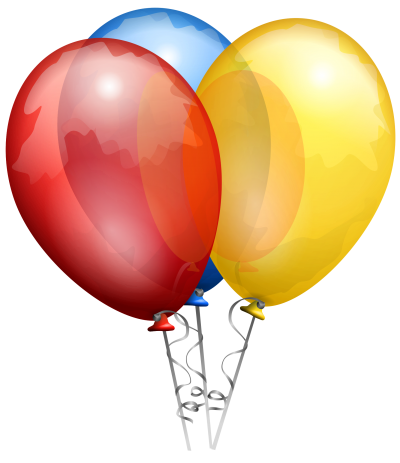 Three Color Balloon Drawing Clipart PNG, Play, Fun, Kite PNG Images